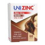 قرص یونی زینک ابیان دارو بسته 60عددی