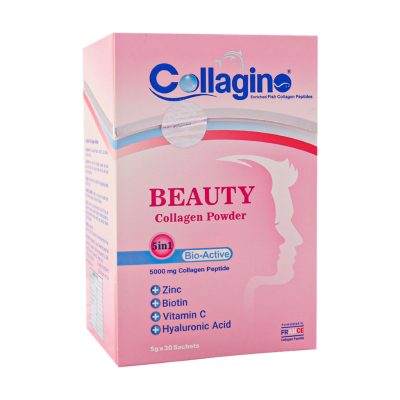 ساشه خوراکی کلاژن بیوتی کلاژینو بسته بندی 30عددی