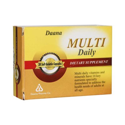 کپسول مولتی دیلی شرکت دانا بسته 30عددی