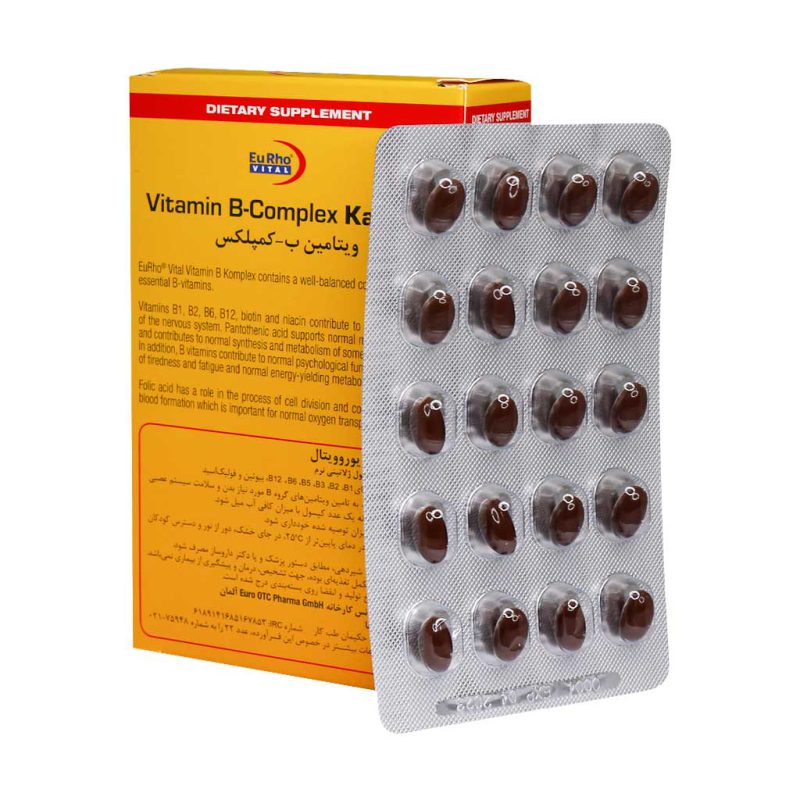 کپسول ب کمپلکس کاپسلن یوروویتال 60عددی - تصویر 2