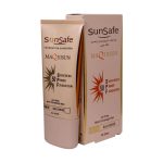 ضدآفتاب کرم پودری و پرایمری سان سیف انواع پوست بژ ابریشمی spf50